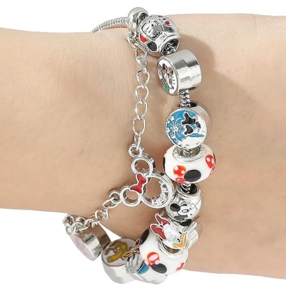 Disney Characters Charm Bracelet 7.9” - Picture 7 of 9